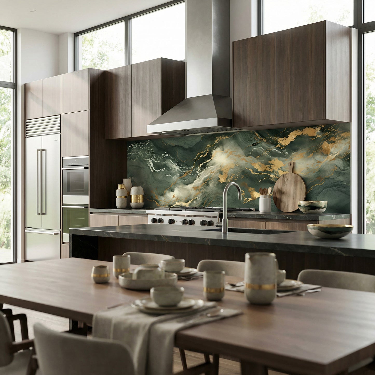 Feuille de cuisine Forest Marble