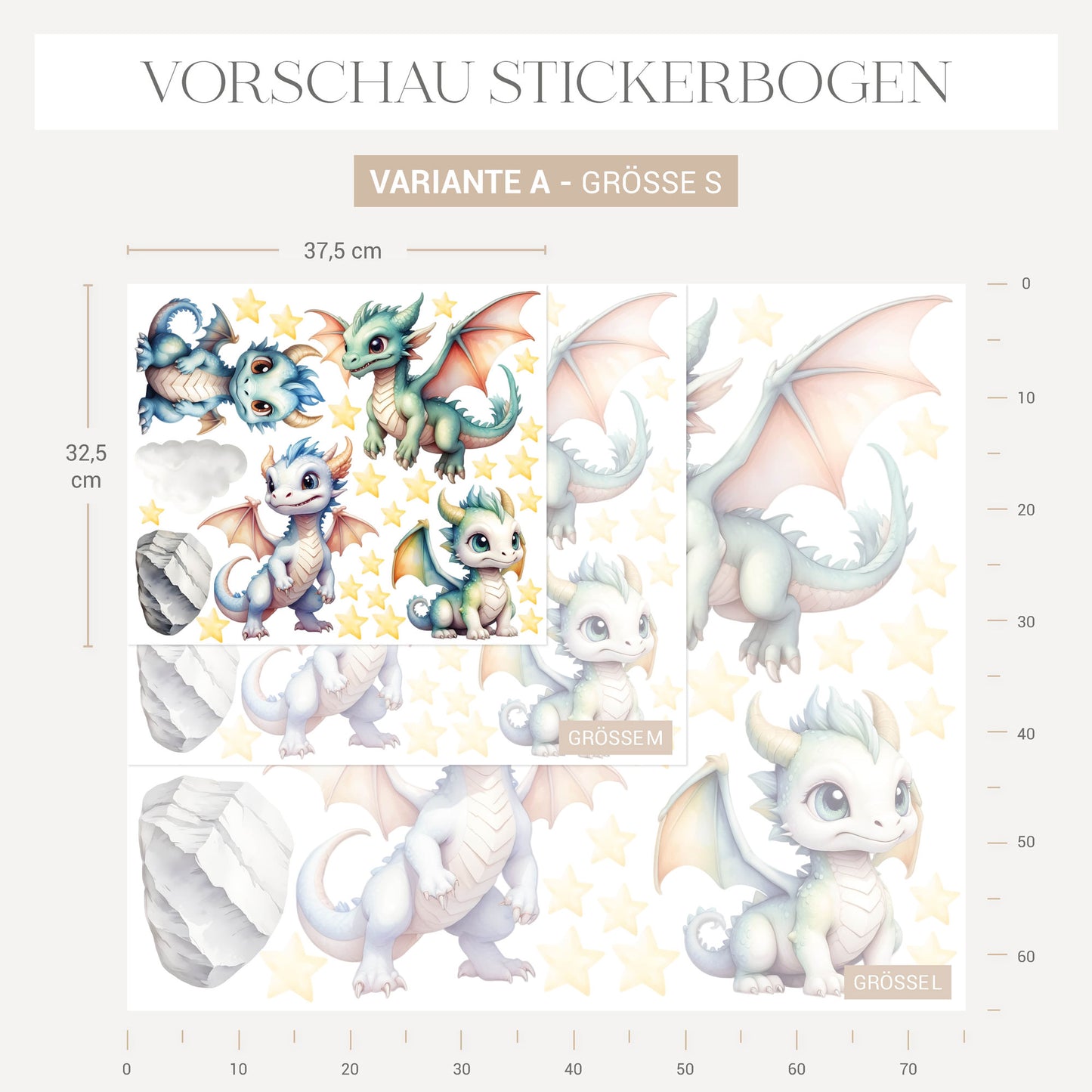 Wandsticker Drachen