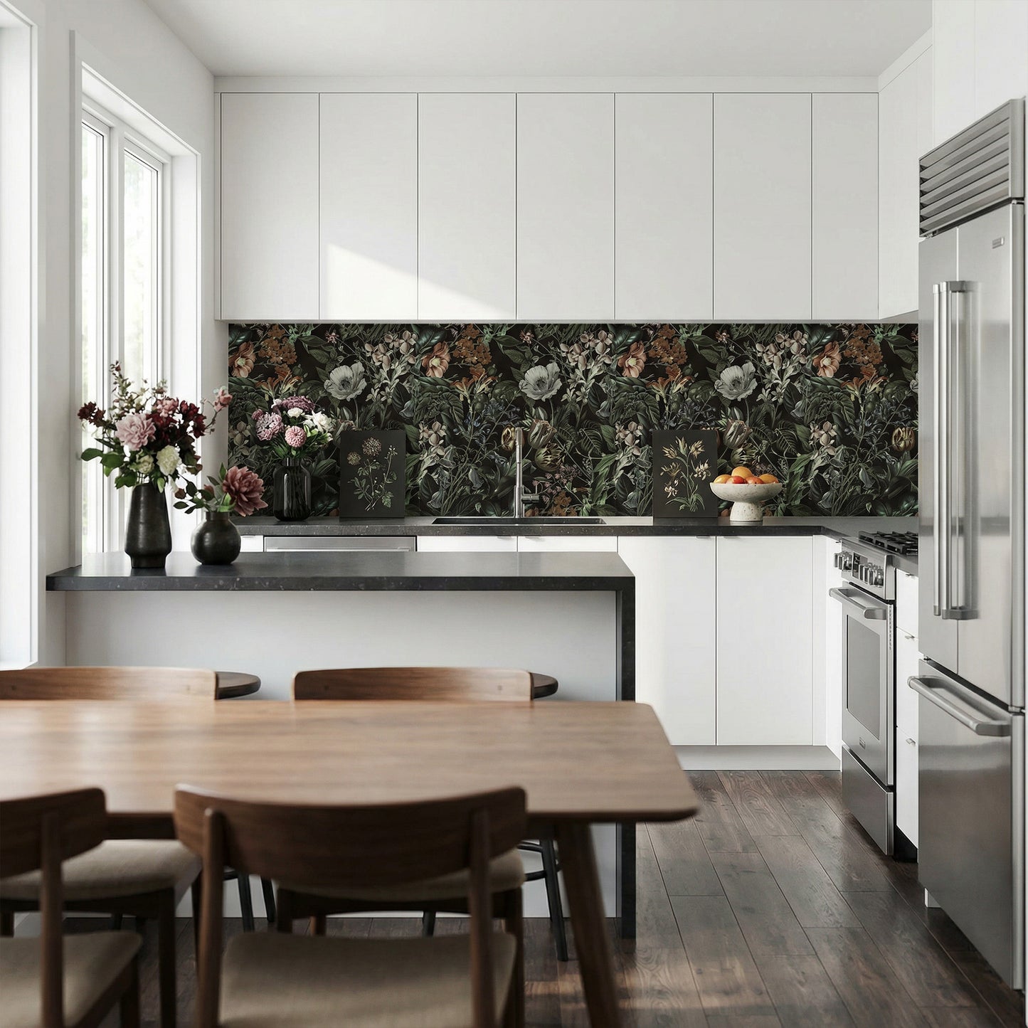 Feuille de cuisine Fleurs mystiques