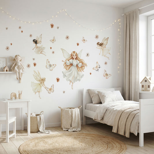 Personalisierte Wandsticker Feenwald