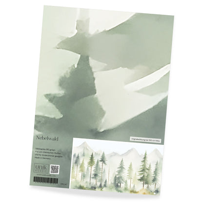 Muster Kinder­tapete Nebel­wald