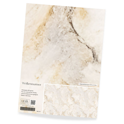 Papier peint à motifs motif nuage marbre