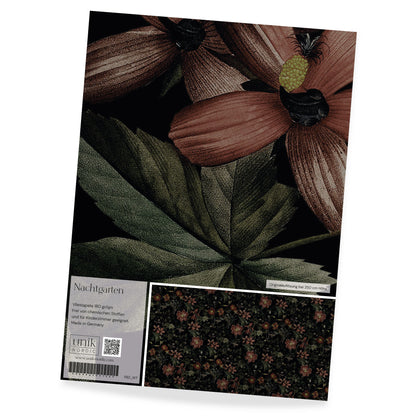 Muster Designtapete Nacht­garten