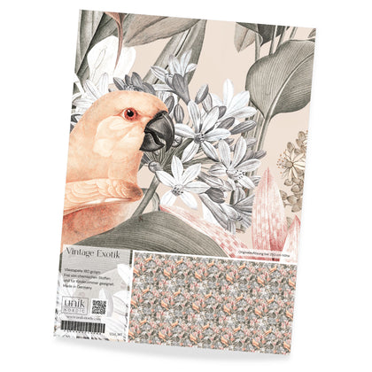 Muster Fototapete Vintage Exotik