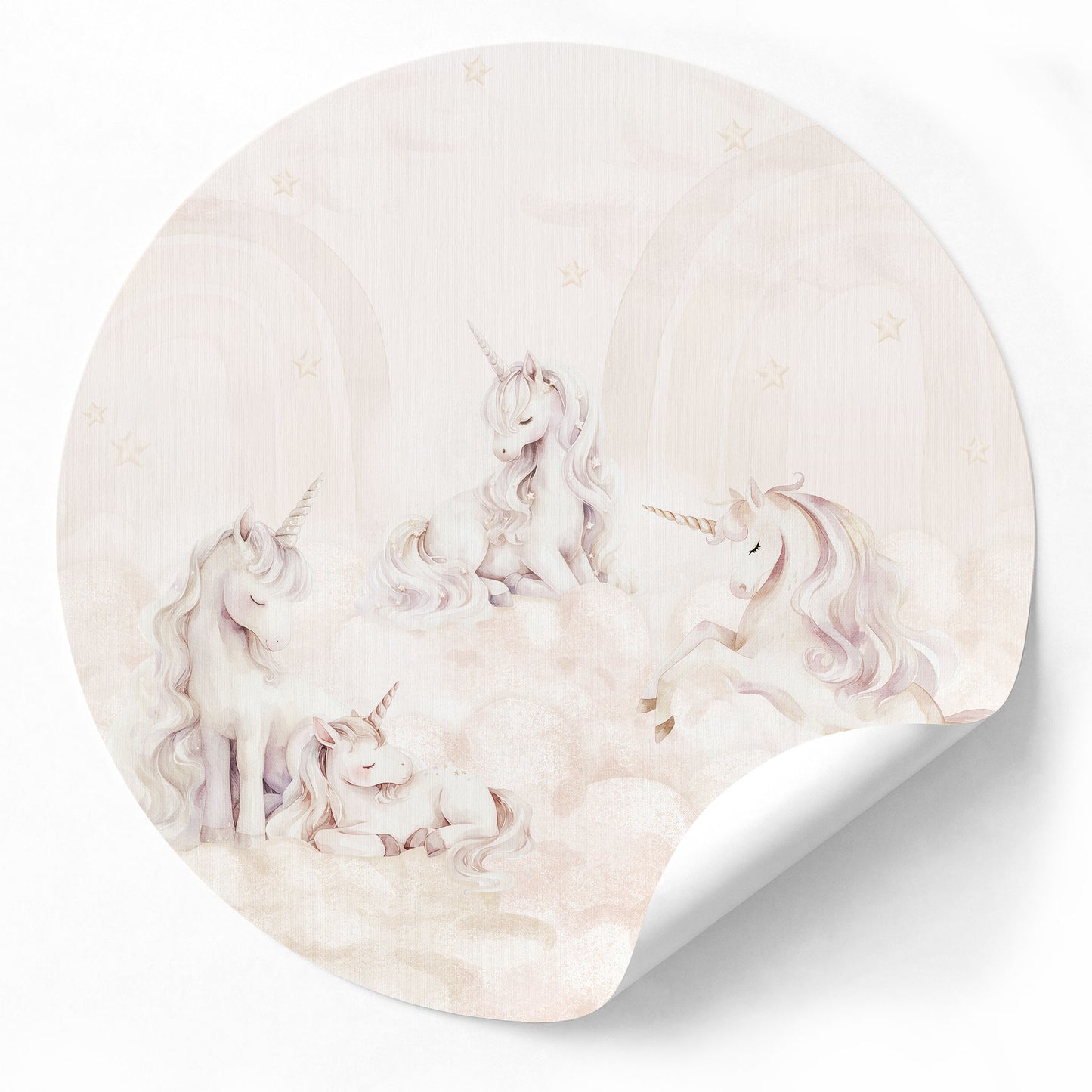 Tapetenkreis Traumhafte Einhornwelt