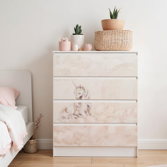 IKEA Malm Möbelfolie Traumhafte Einhornwelt
