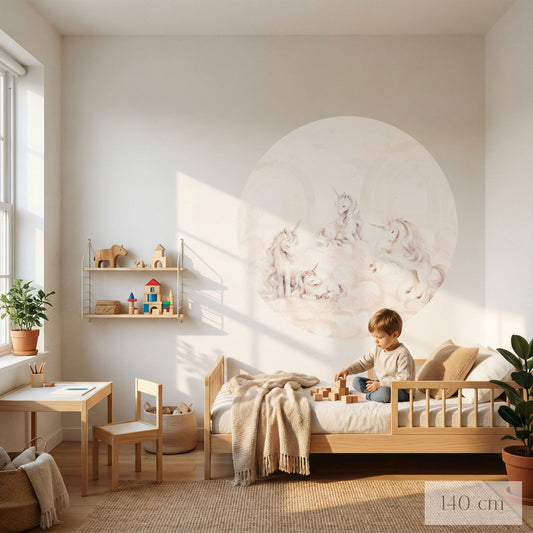 Tapetenkreis Traumhafte Einhornwelt