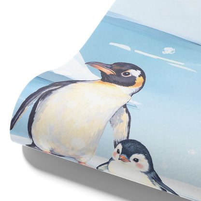 Kindertapete Pinguine Antarktis Schnee
