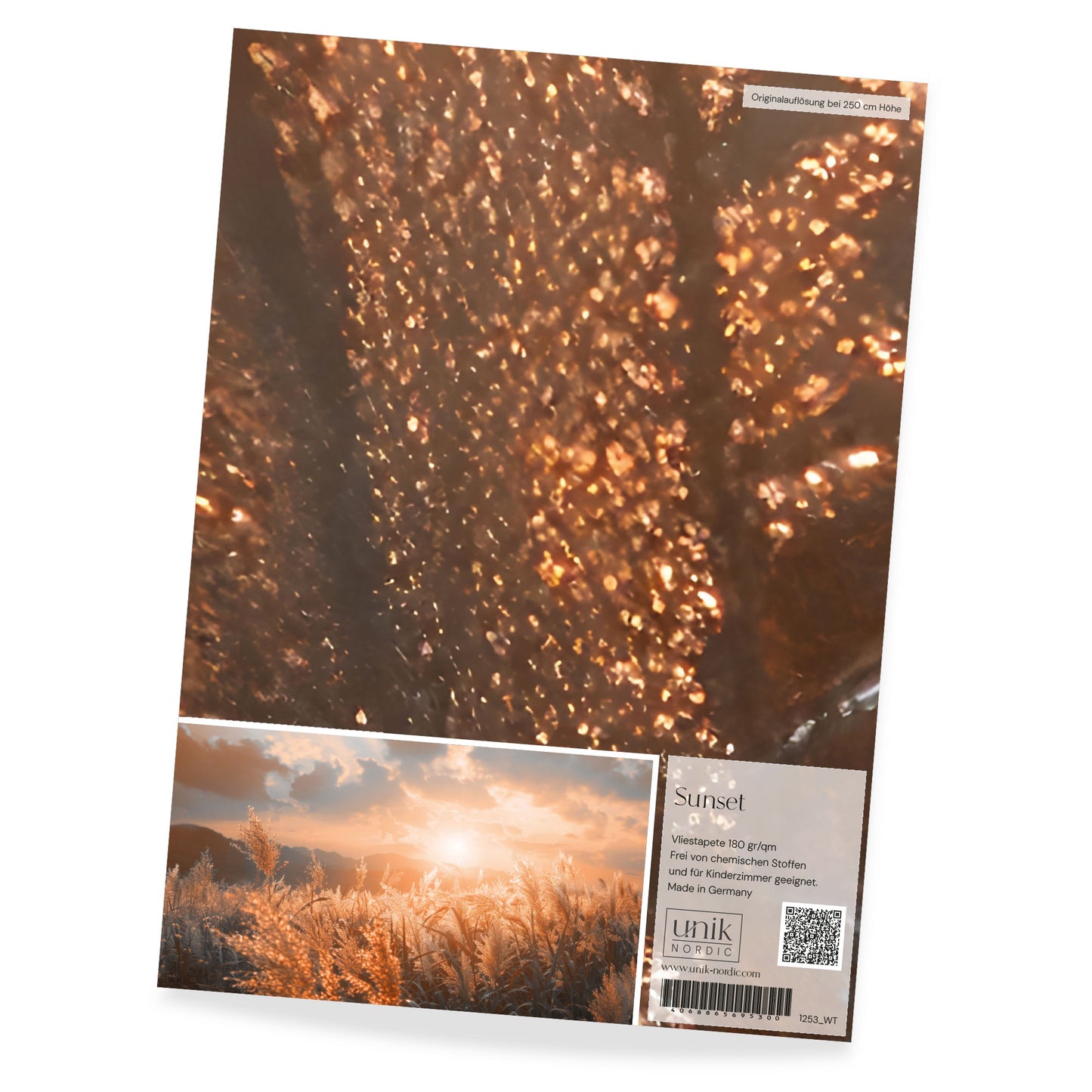 Muster Fototapete Sunset