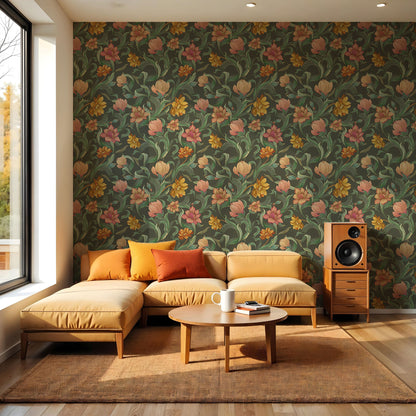 Designtapete Midnight Meadow