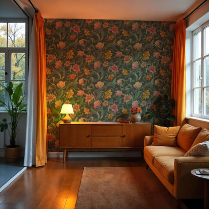 Designtapete Midnight Meadow