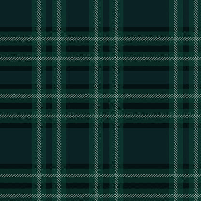 Designtapete Retro Plaid