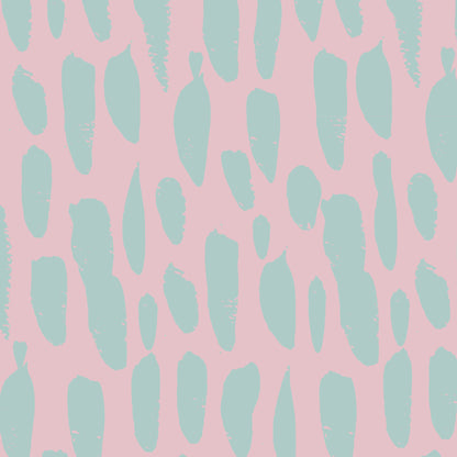 Designtapete Mint Drops