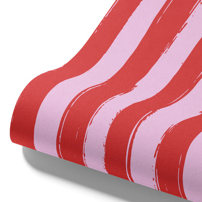 Designtapete Cherry Stripes