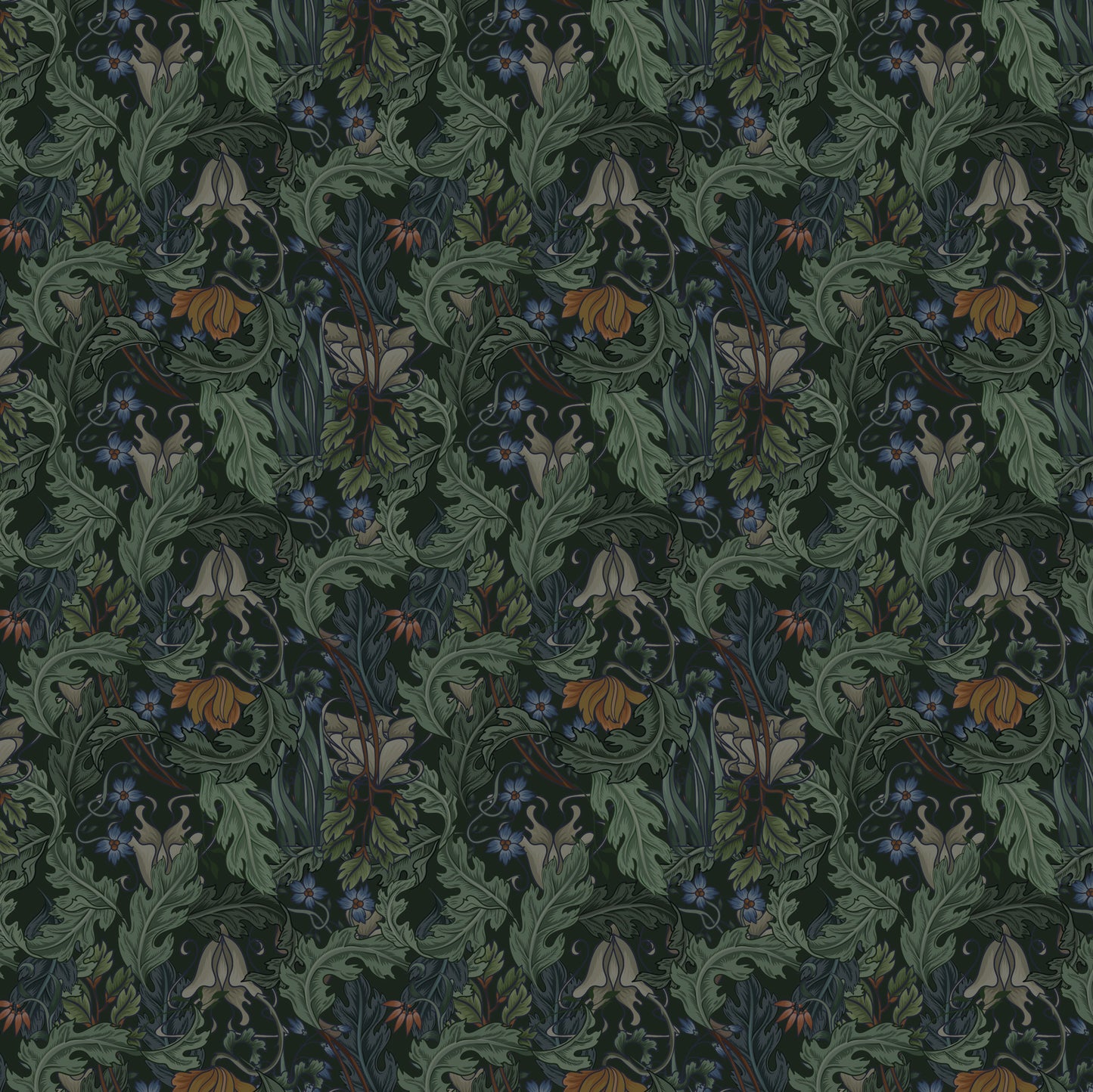 Designtapete Jugendstil Muster