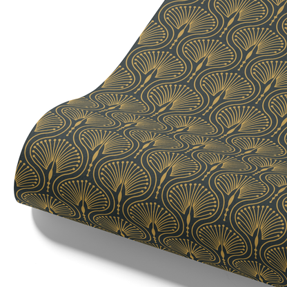 Designtapete Art Deco Fächer