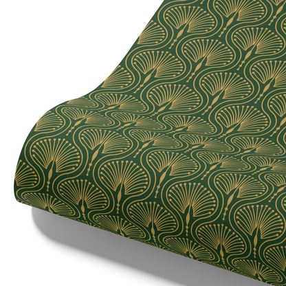 Designtapete Art Deco Fächer