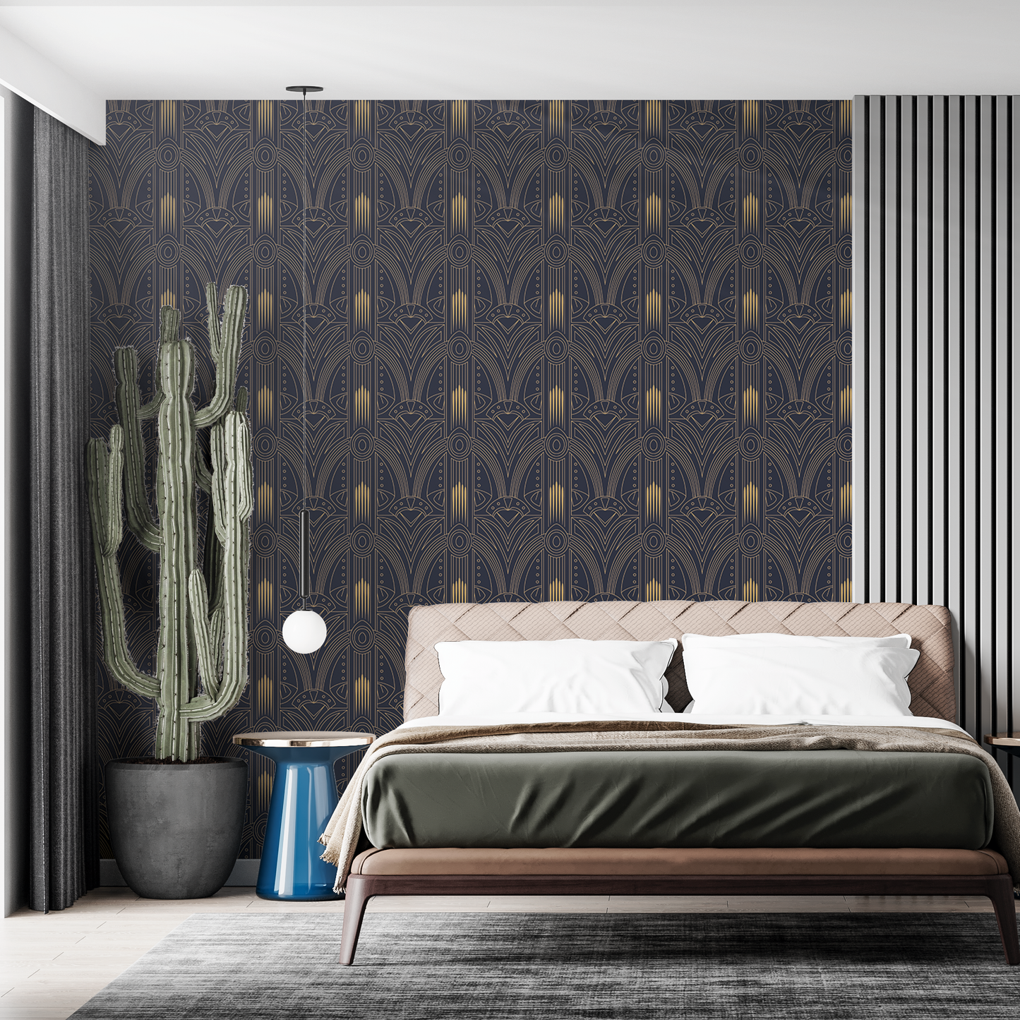 Designtapete Art Deco Muster