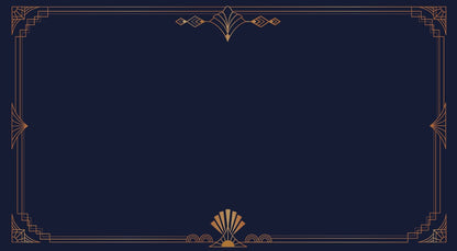 Designtapete Art Deco Rahmen
