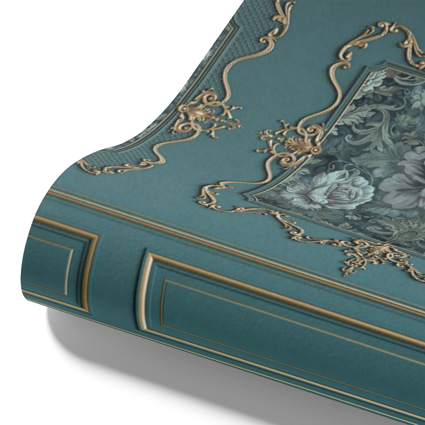 Designtapete Blumen Rahmen