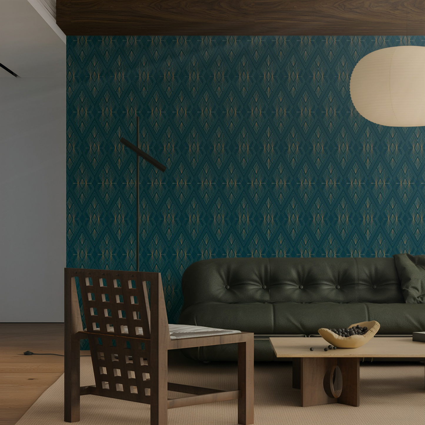 Designtapete Geometrisch Art Deco