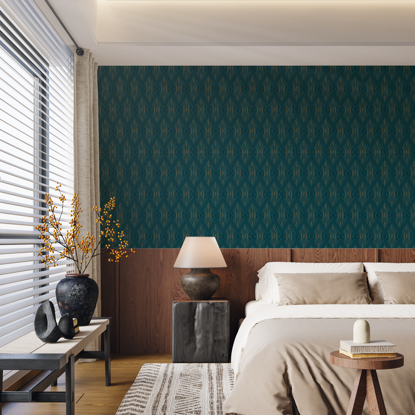 Designtapete Geometrisch Art Deco