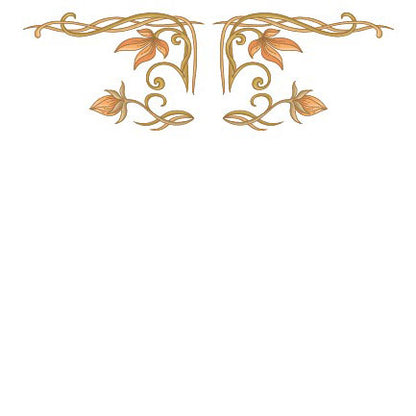 Designtapete Jugendstil Rahmen