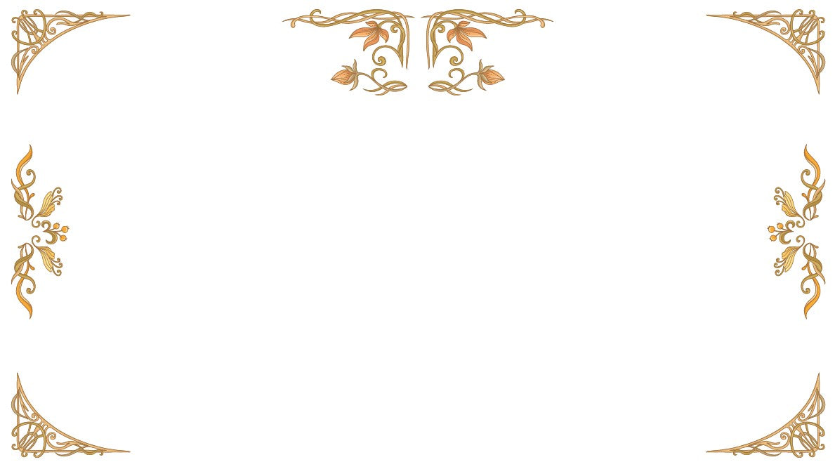 Designtapete Jugendstil Rahmen