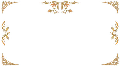Designtapete Jugendstil Rahmen