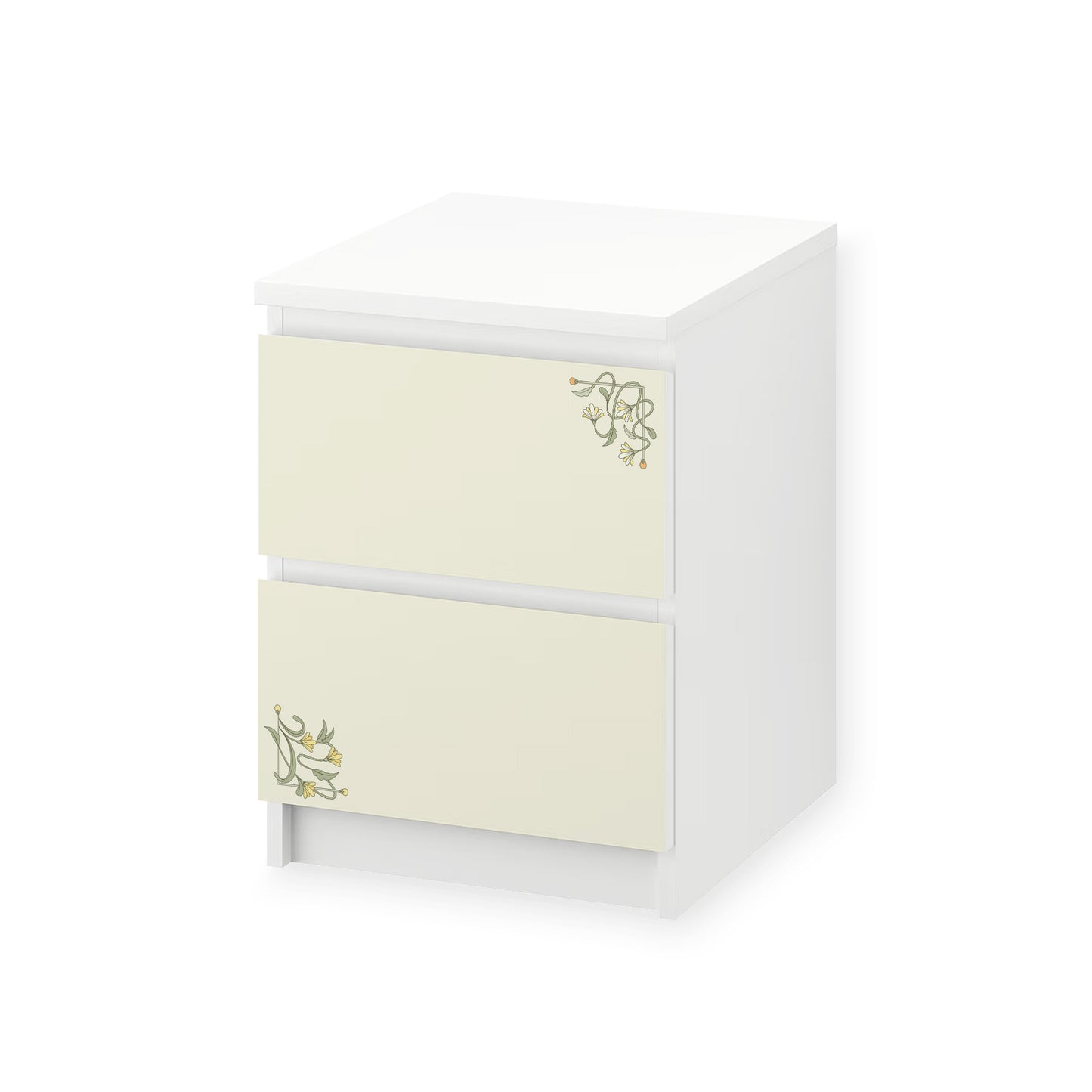 IKEA Malm Möbelfolie Jugendstil Ranken