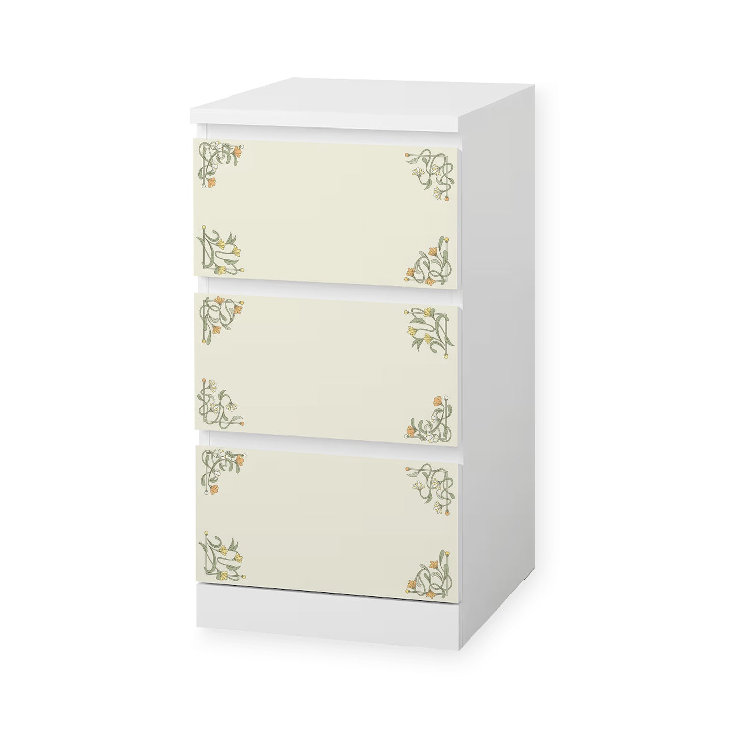 IKEA Malm Möbelfolie Jugendstil Ranken