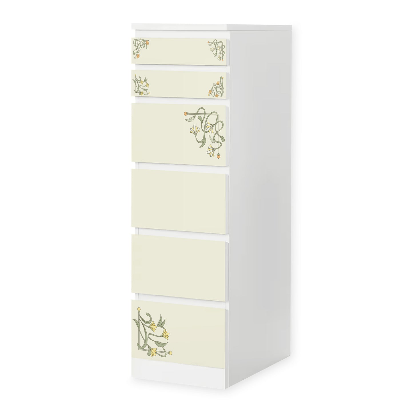 IKEA Malm Möbelfolie Jugendstil Ranken