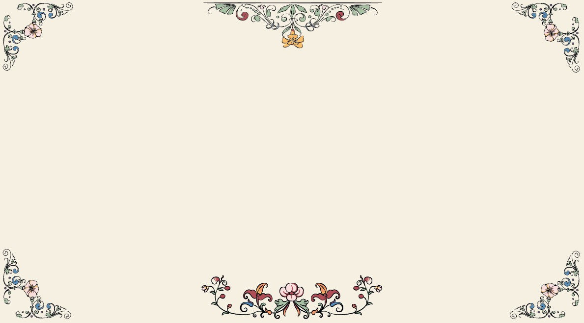 Designtapete Jugensstil Ornament