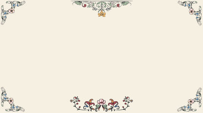 Designtapete Jugensstil Ornament