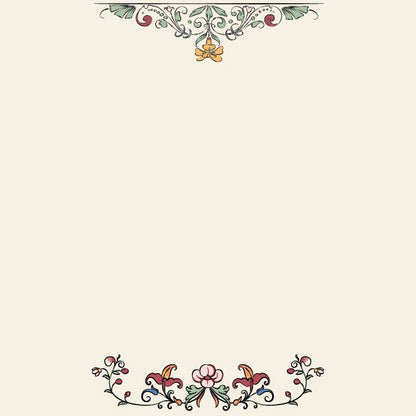 Designtapete Jugensstil Ornament