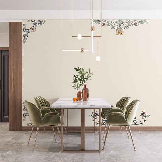 Designtapete Jugensstil Ornament