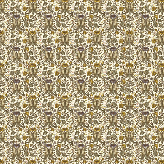 Designtapete Jugenstil Blumen