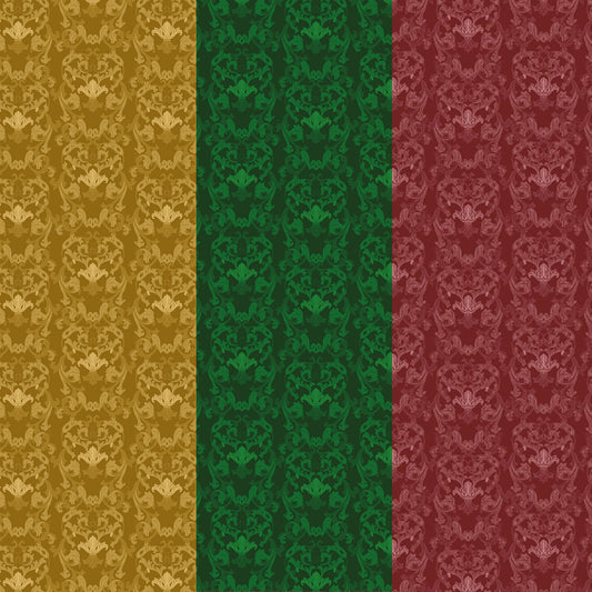 Designtapete Monochrom Ranken