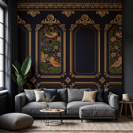 Designtapete Strawberry Thief