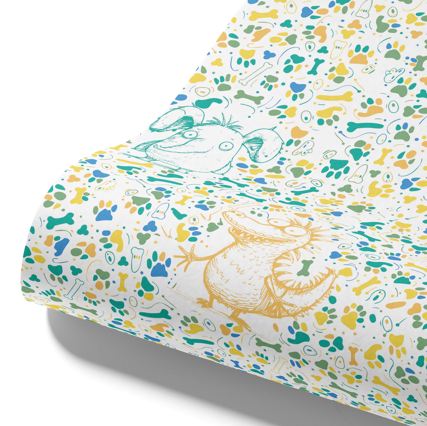 Kindertapete Doodle Tiere