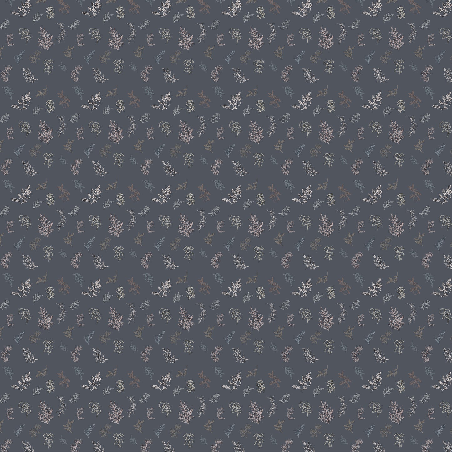 Designtapete Moonlight Leaves