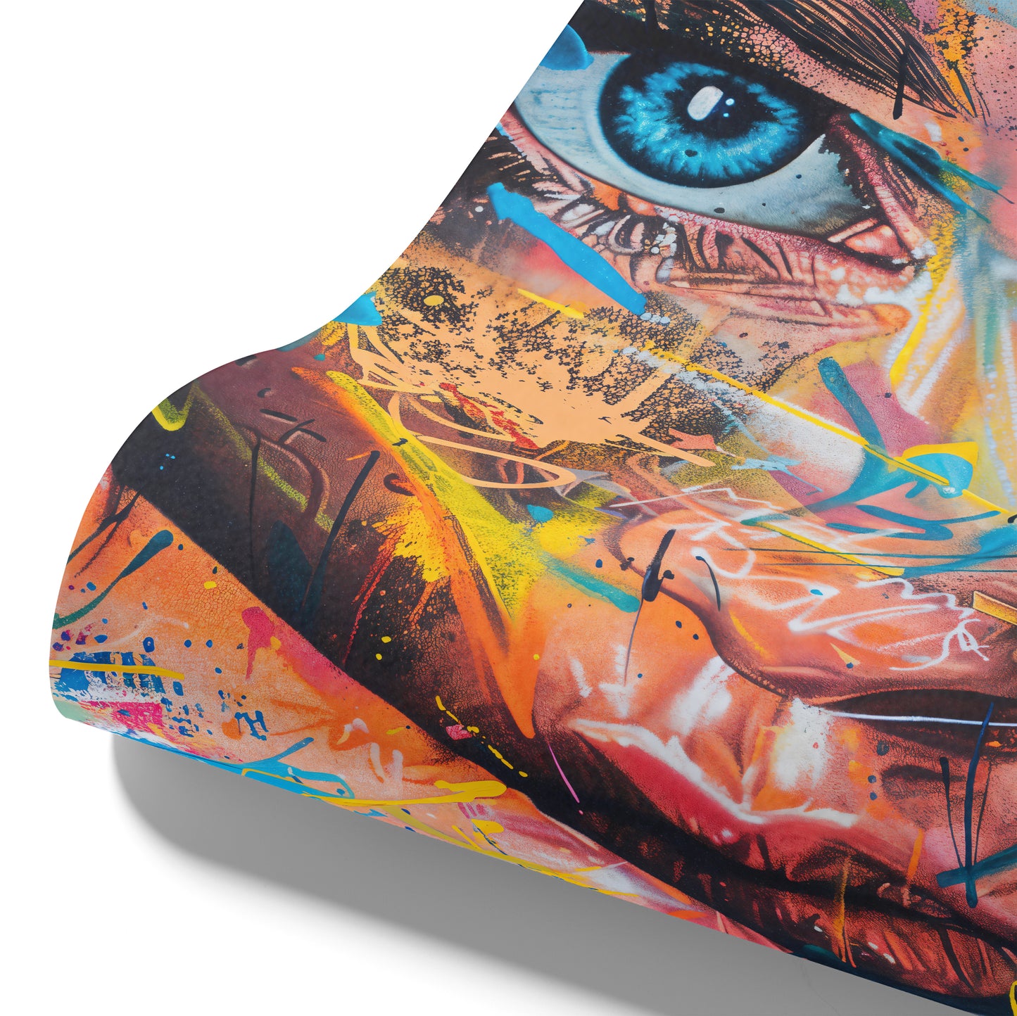 Designtapete Graffiti Portrait