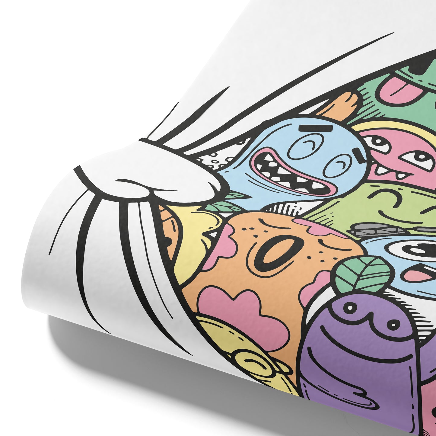 Designtapete Hidden Doodle