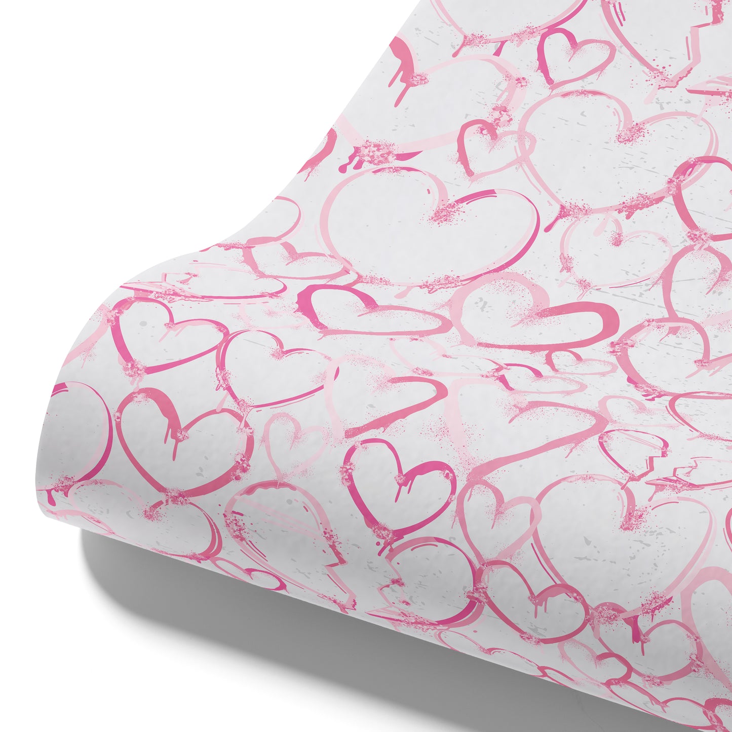 Designtapete Graffiti Herzen