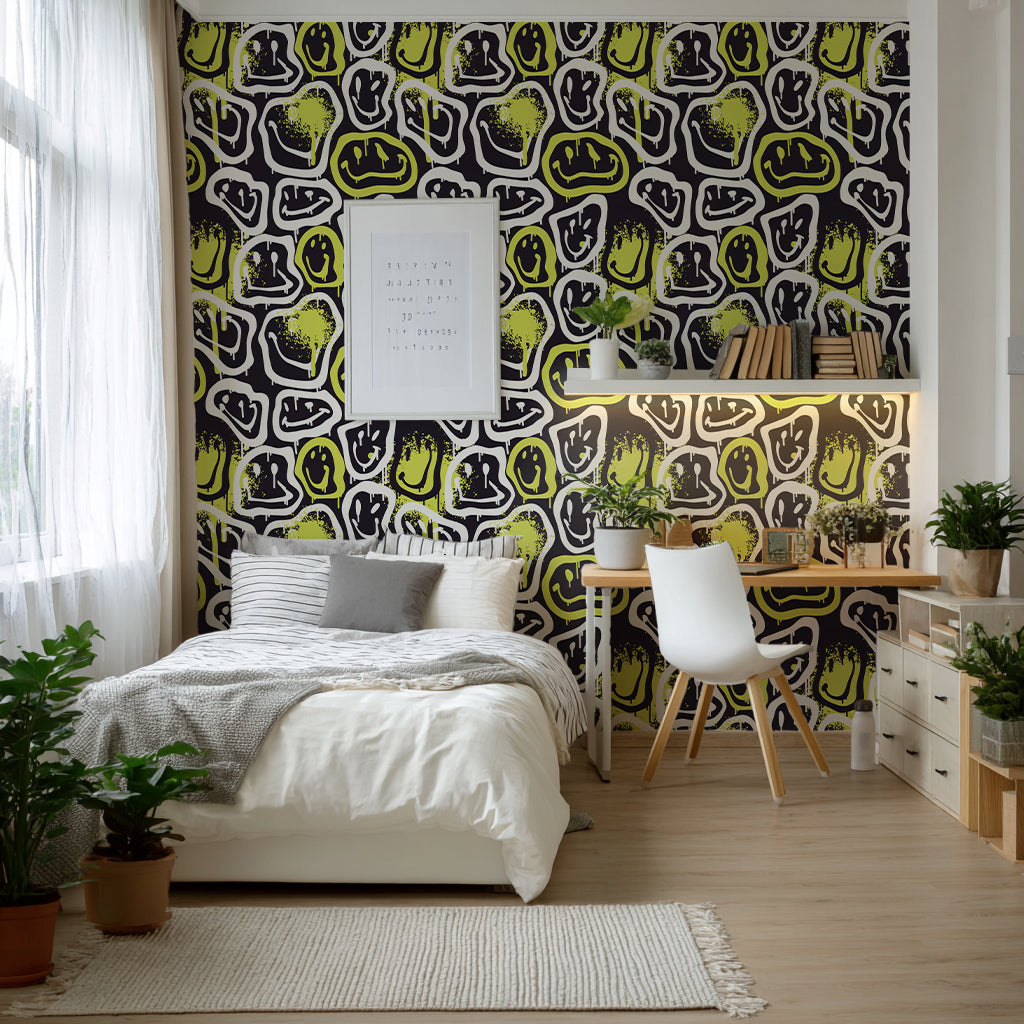 Designtapete Smileys