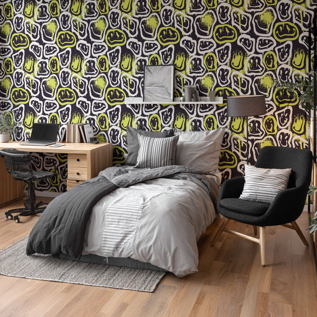 Designtapete Smileys