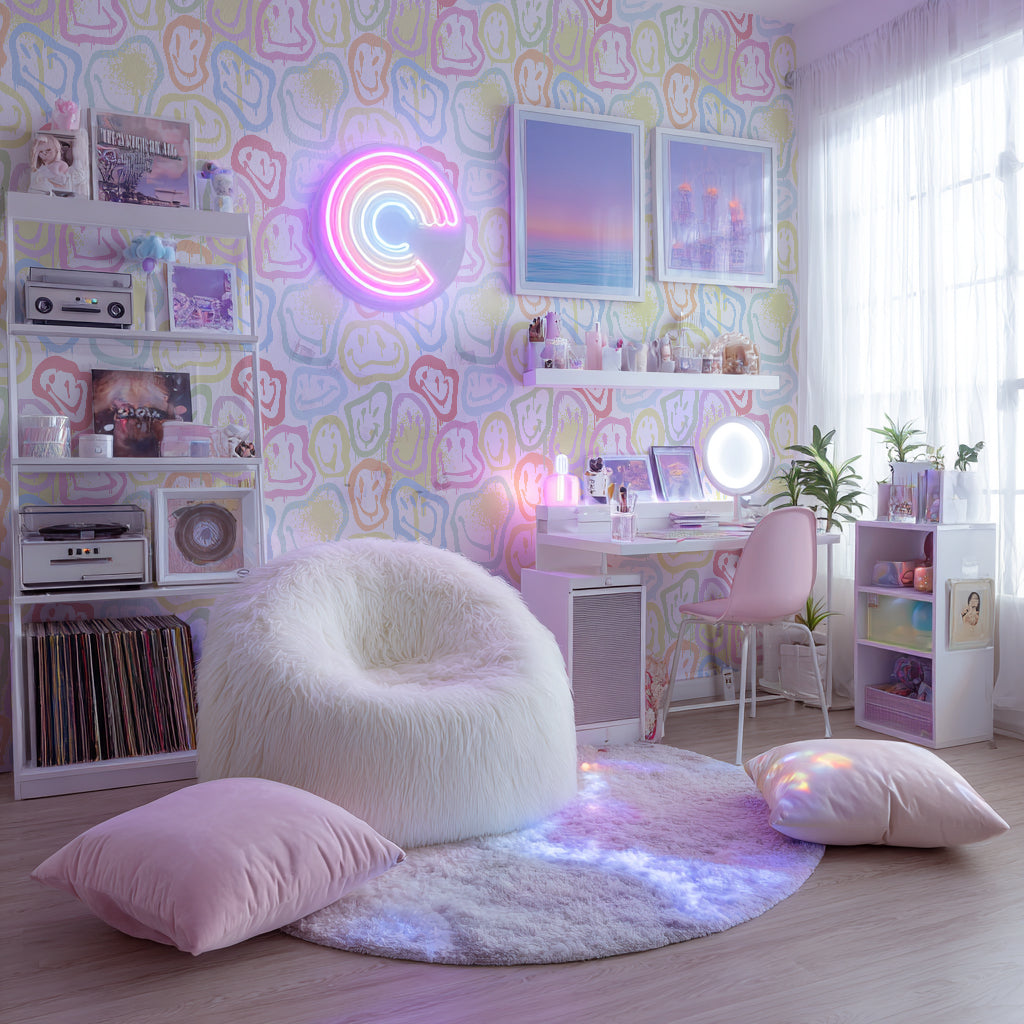 Designtapete Smileys