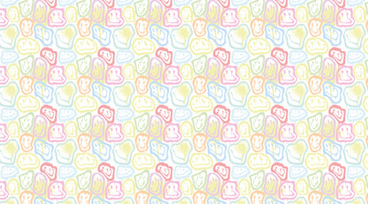 Designtapete Smileys