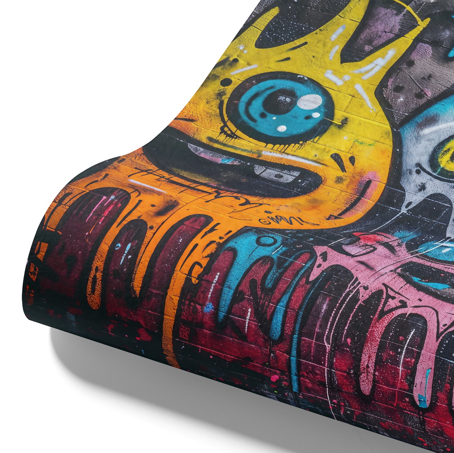 Designtapete Graffiti Monster