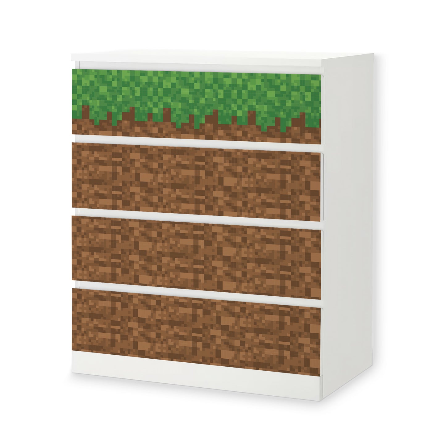 IKEA Malm Möbelfolie Block Dirt